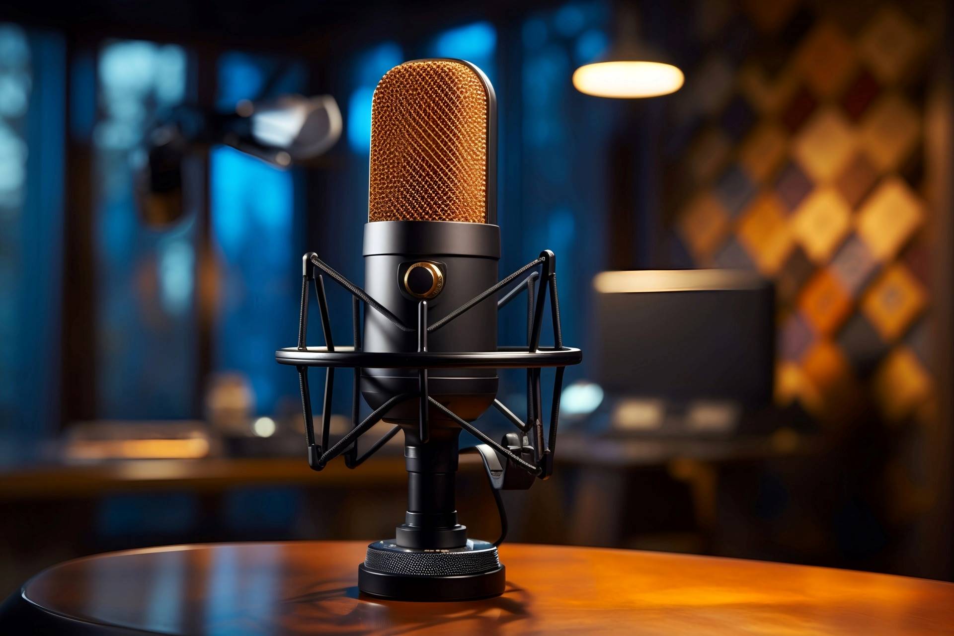 Podcast recording setup